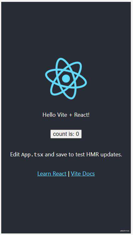 Vite - 搭建 React 项目